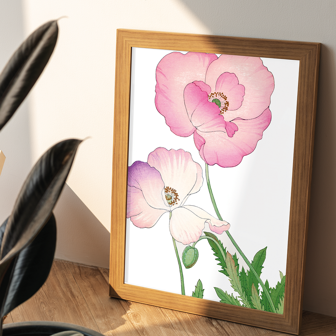 Pink Poppy By Tanigami Kônan Art-Print