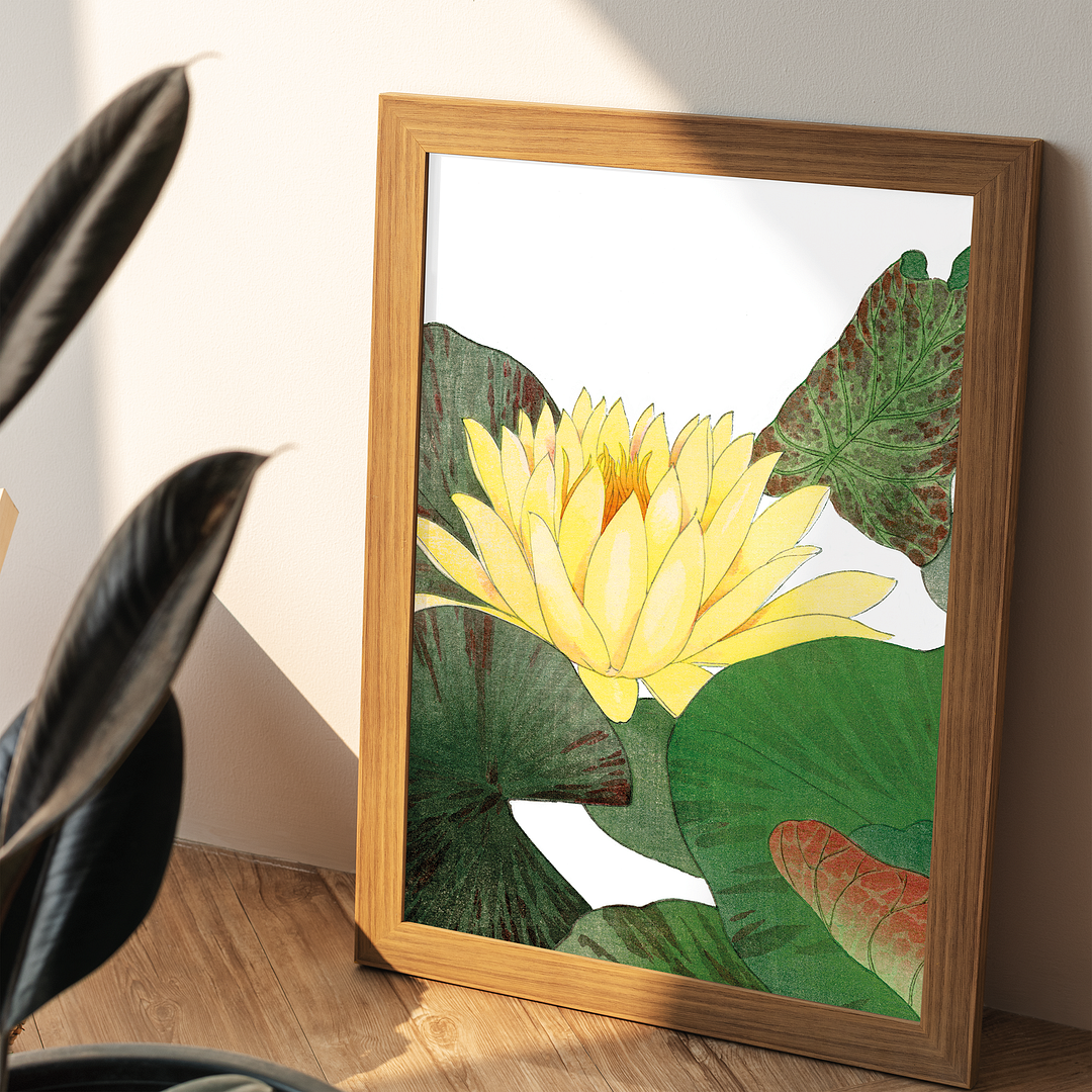 Nymphaea Lotus By Tanigami Kônan Art-Print