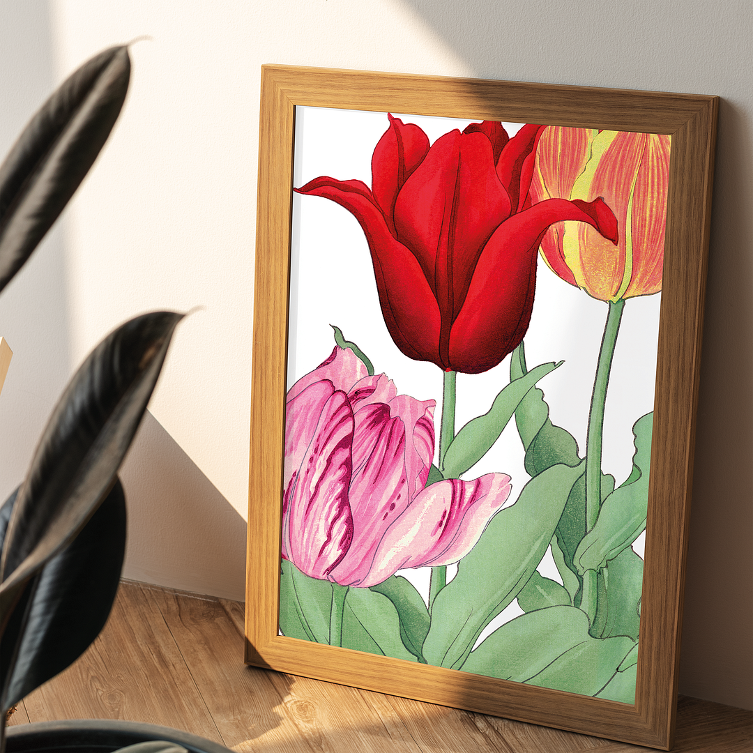 Tulips By Tanigami Kônan Art-Print