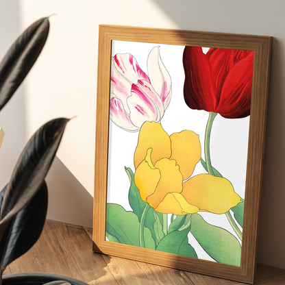 Tulips flowers By Tanigami Kônan Art-Print