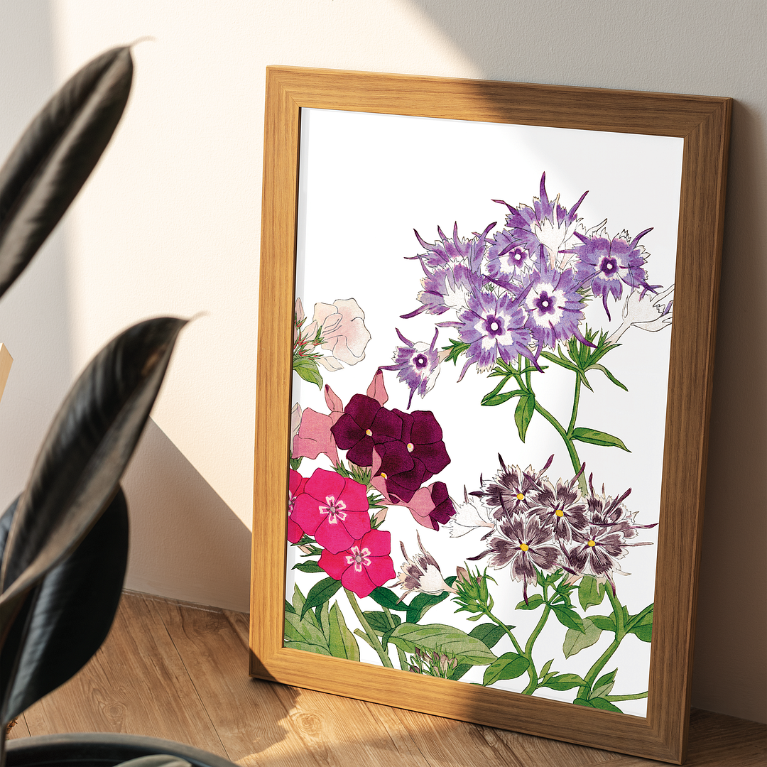 Phlox Flower By Tanigami Kônan Art-Print