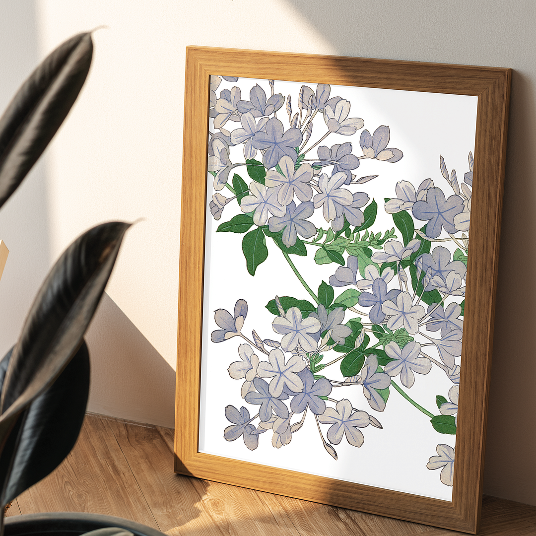 Plumbago By Tanigami Kônan Art-Print