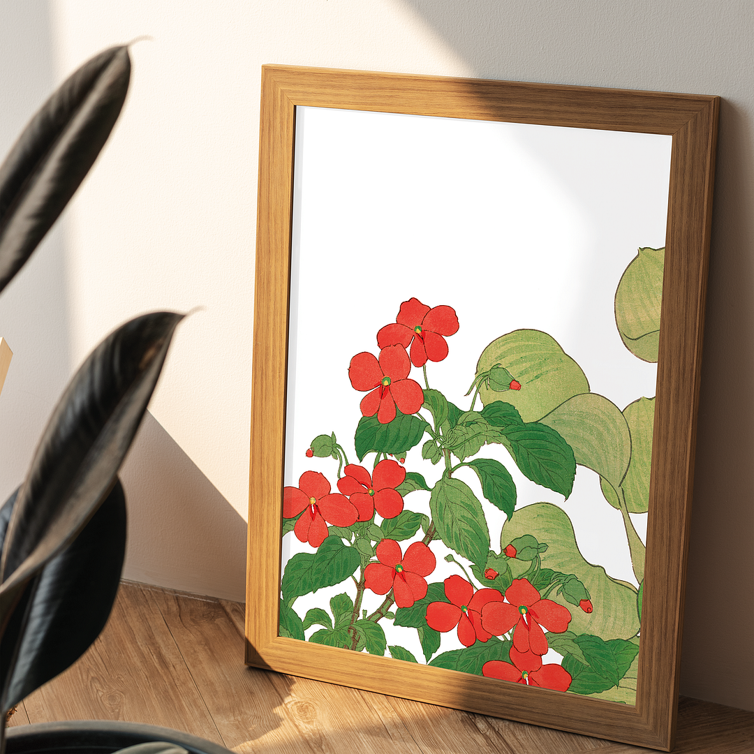 Impatiens By Tanigami Kônan Art-Print