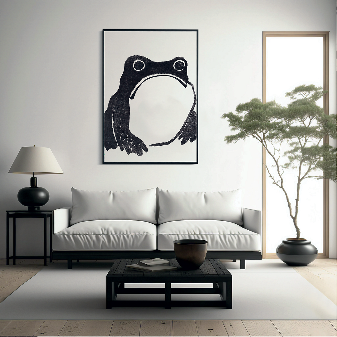 Frog By Matsumoto Hoji - Art Print