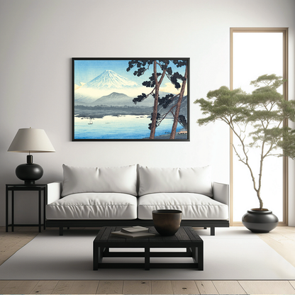 Fuji from Lake Shojin by Shotei Takahashi - Art Print