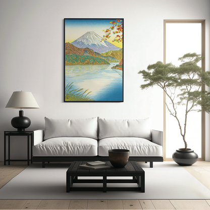 Mt. Fuji from Ashinoko by Okada Koichi - Art Print