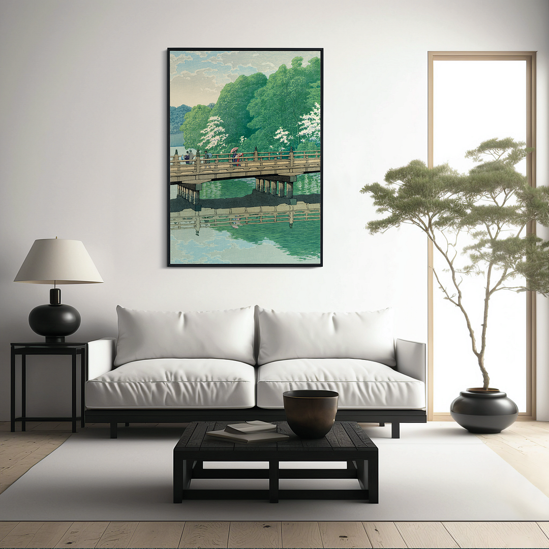 Benkei Bridge, Akasaka - Art Print