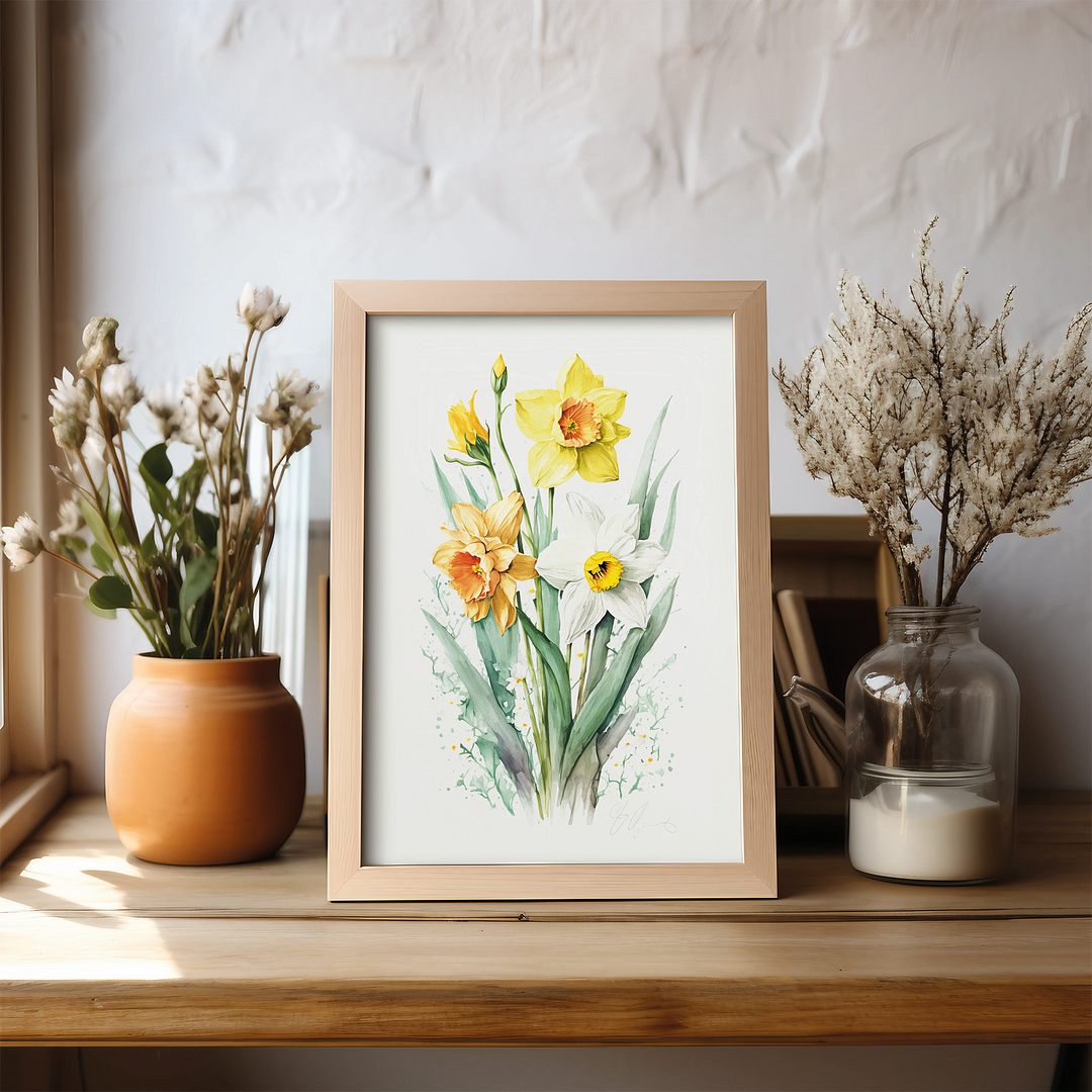Daffodils I - Art Print