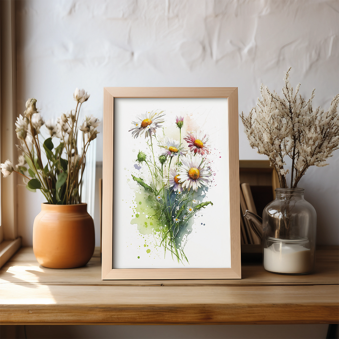 Daisies III - Art Print