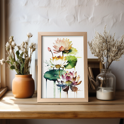 Water Lillies III - Art Print