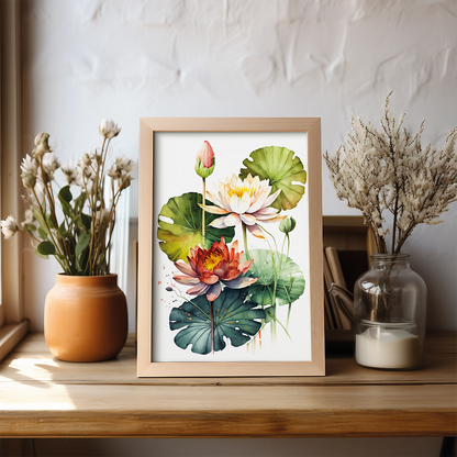 Water Lillies IV - Art Print