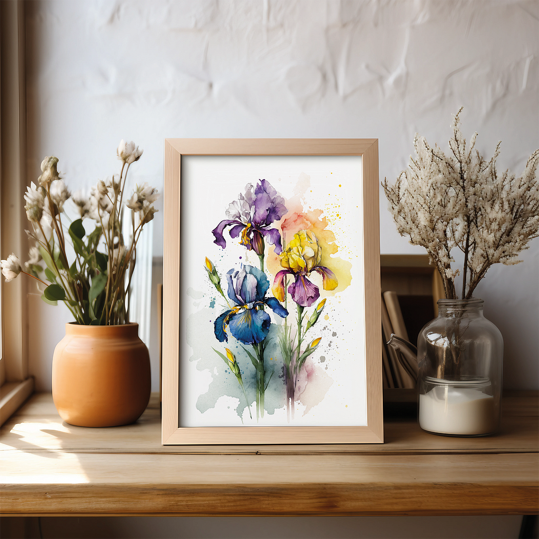 Irises 2 - Art Print