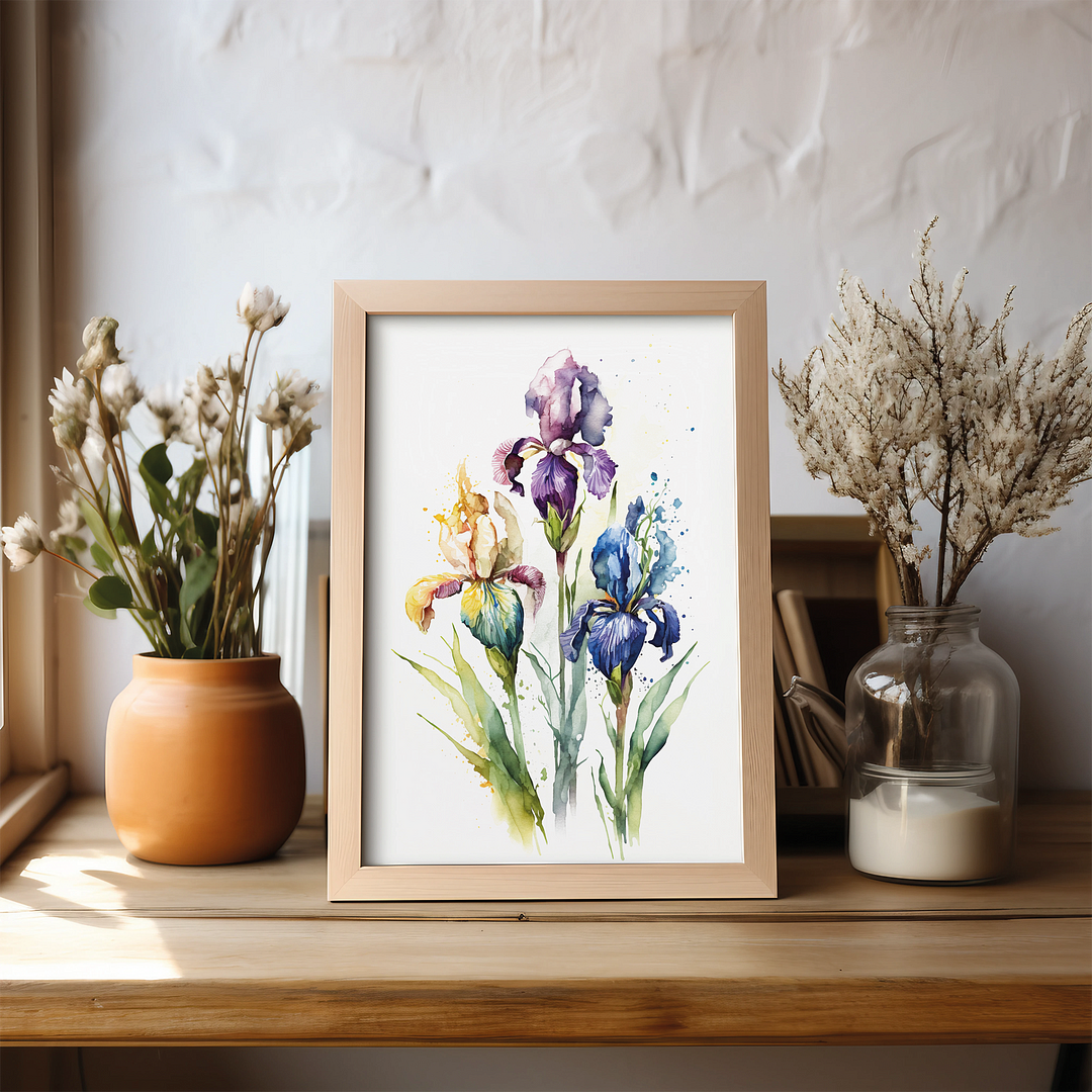 Irises 3 - Art Print