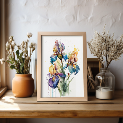 Irises 4 - Art Print