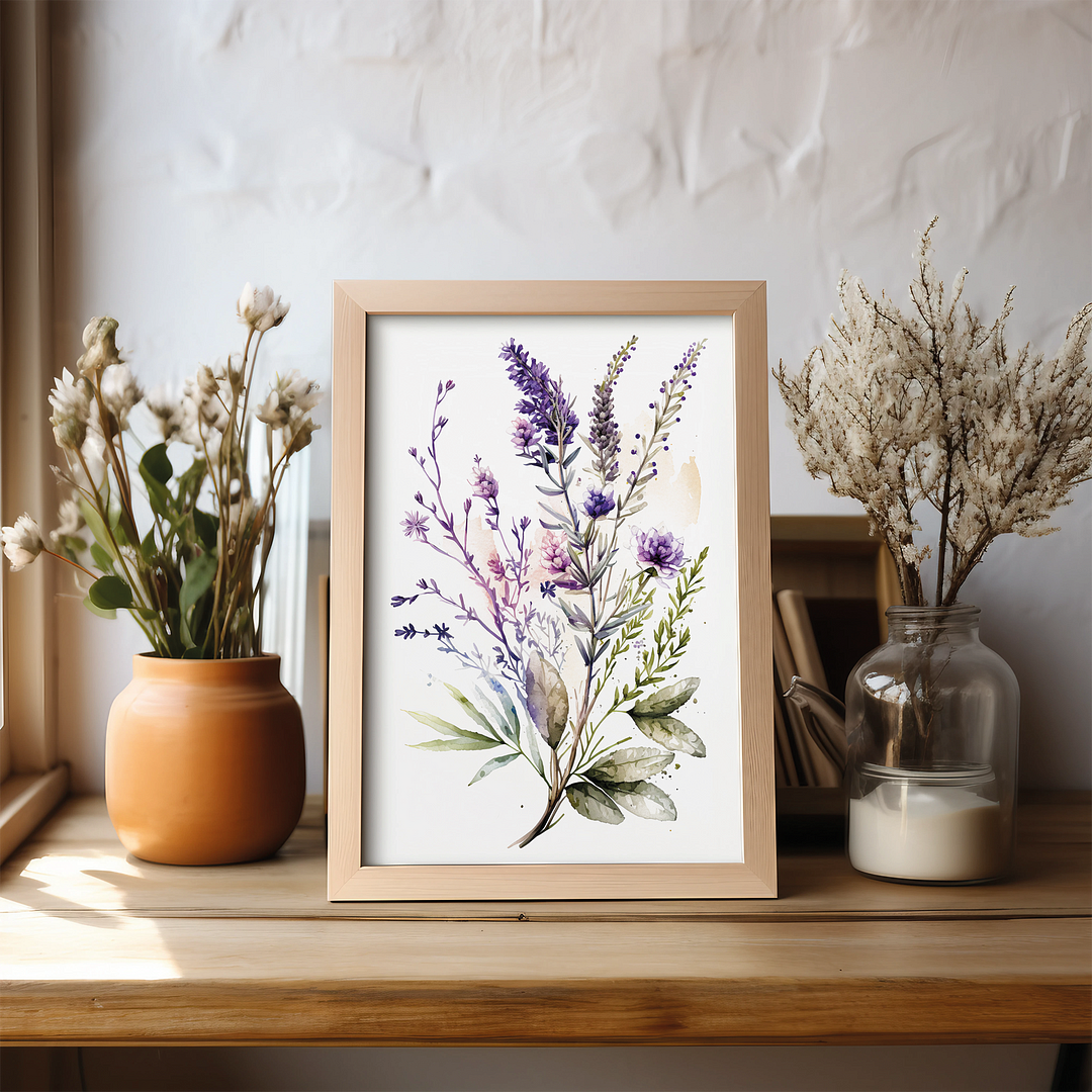 Lavender 1 - Art Print