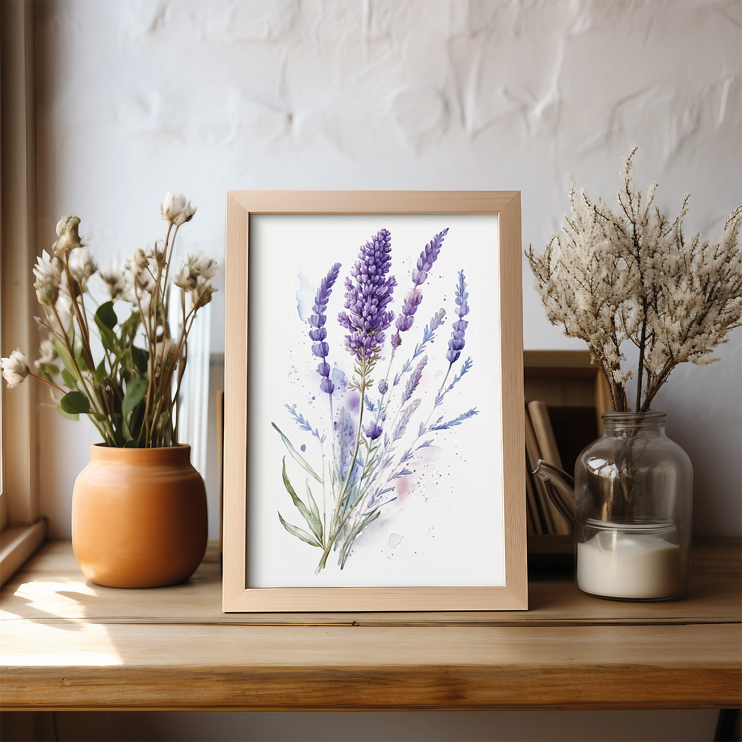 Lavender 2 - Art Print