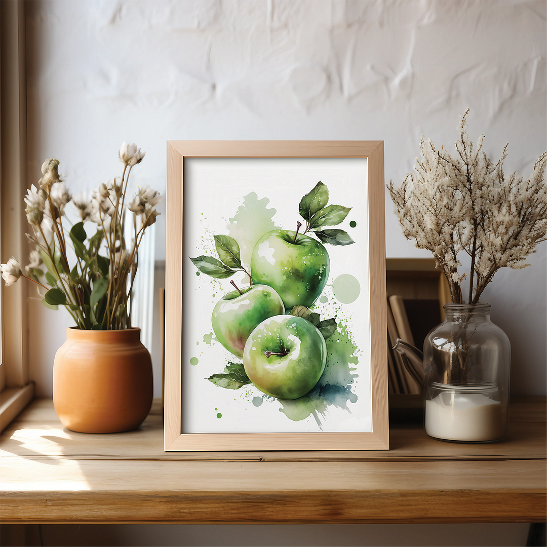 Green Apples 1 - Art Print