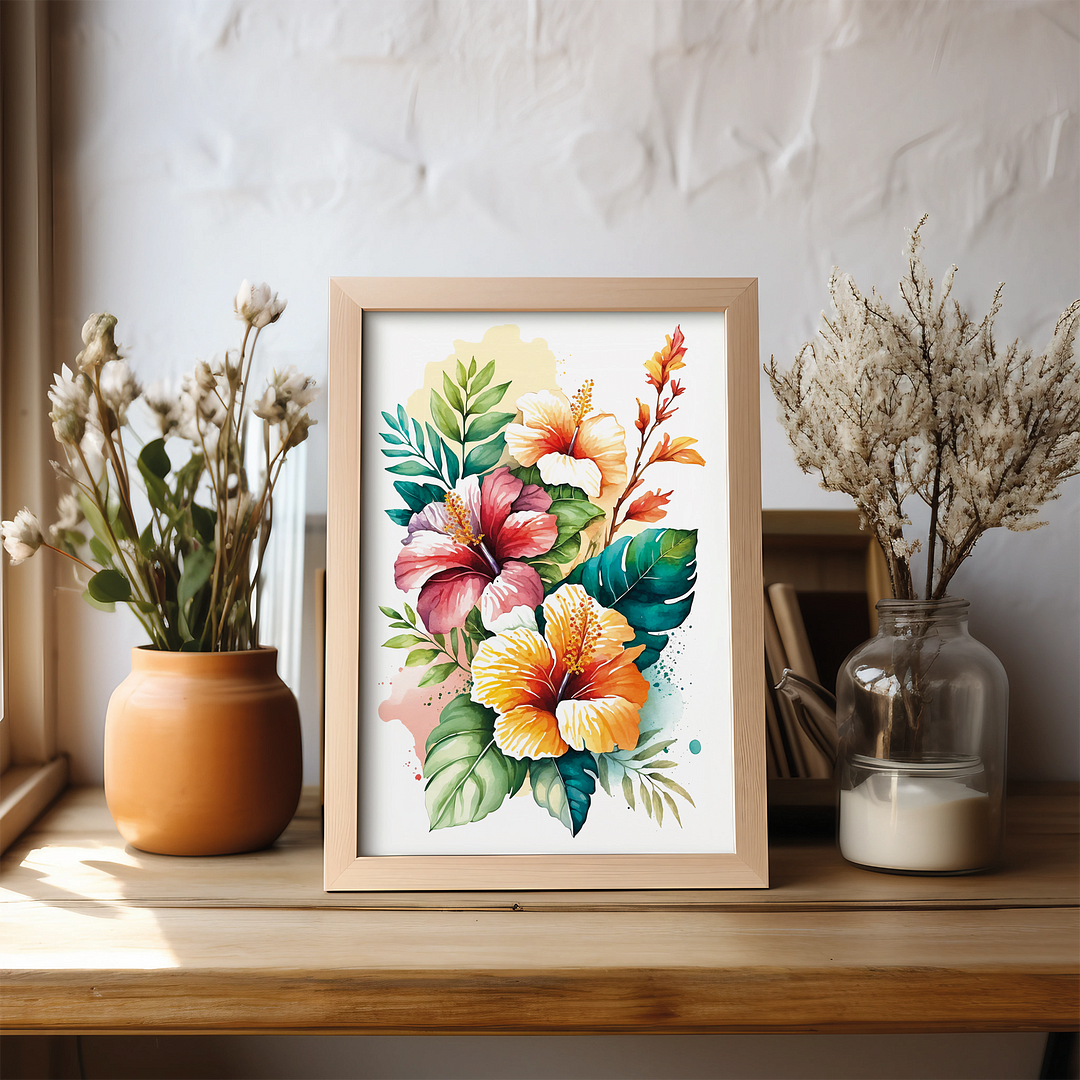 Hawaiian Hibiscus 4 - Art Print