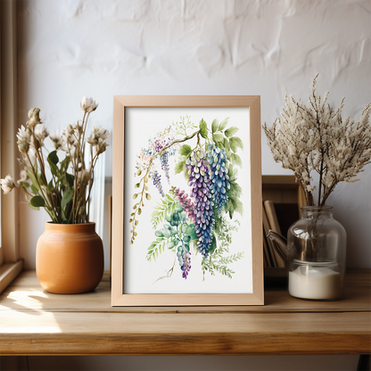 wisteria 3 - Art Print