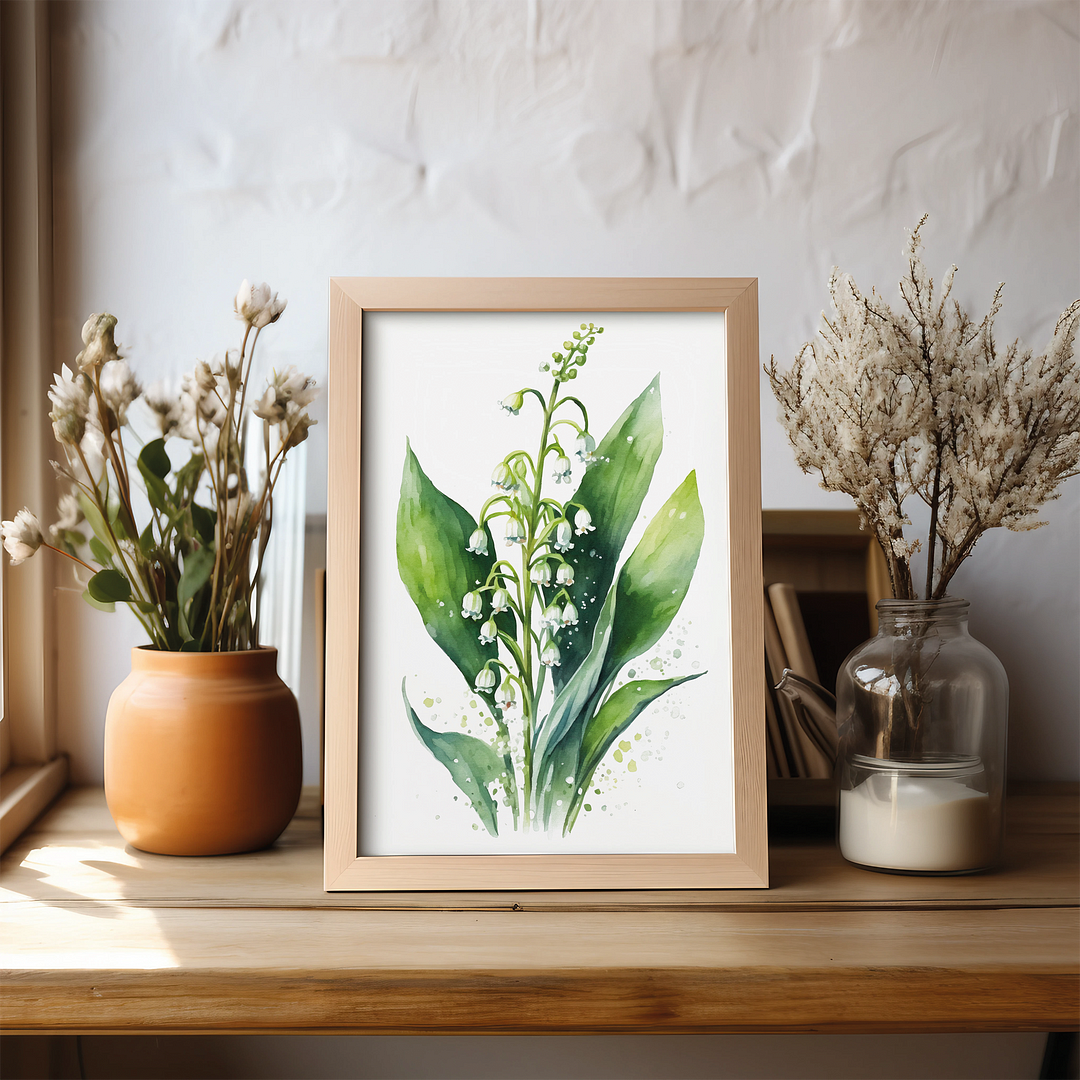 Lily of the valley 4 - Art Print