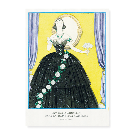 Mme Ida Rubinstein dans "La Dame aux Camélias" - Art Print