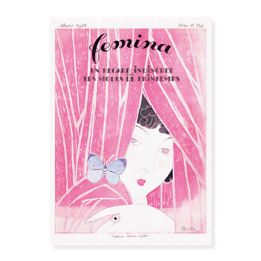The Fashion Magazine as Temptress, Femina - Art Print