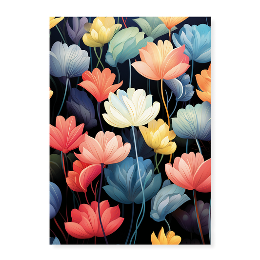 Flower pattern I - Art Print