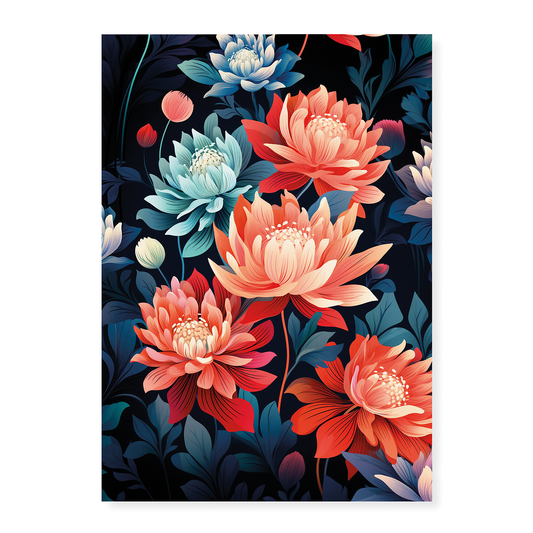 Flower pattern II - Art Print