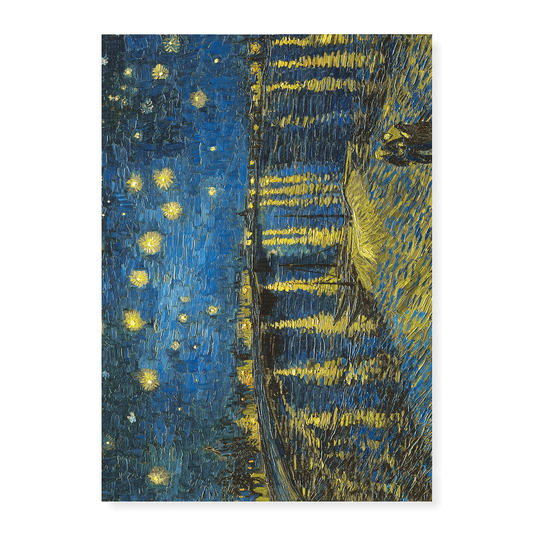 Starry Night on the Rhone By Vincent van Gogh - Art Print