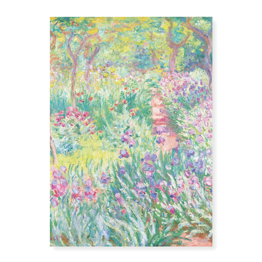 The Artist’s Garden in Giverny By Claude Monet - Art Print