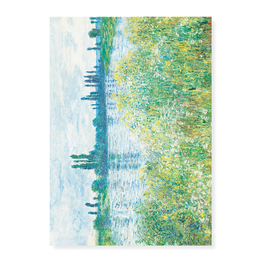 Banks of the Seine, Vétheuil by Claude Monet - Art Print