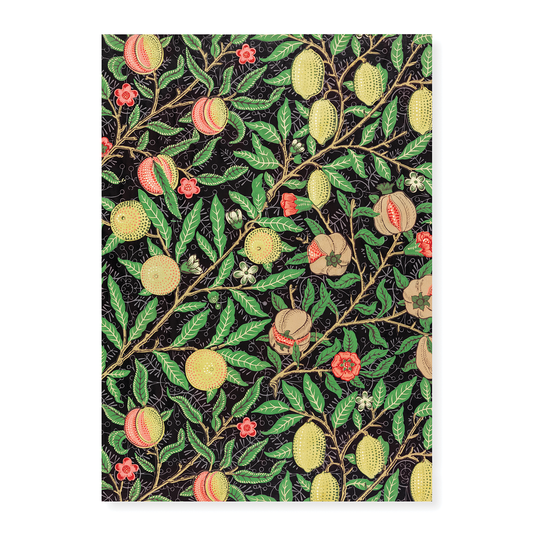 Fruit pattern By  William Morris - Art Print