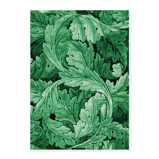 Endleaves of Art Green version  - Art Print