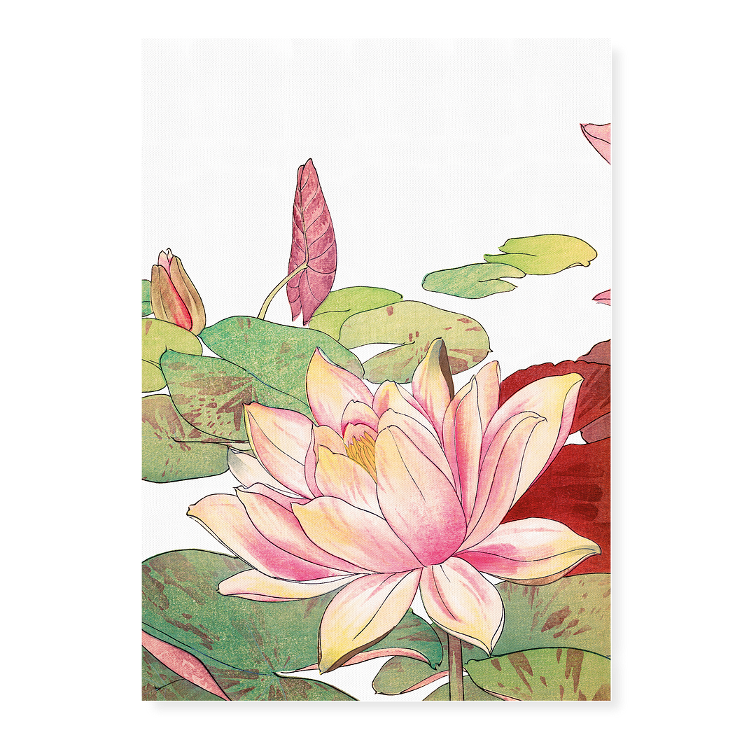 Nymphaea Lotus By Tanigami Kônan Art-Print