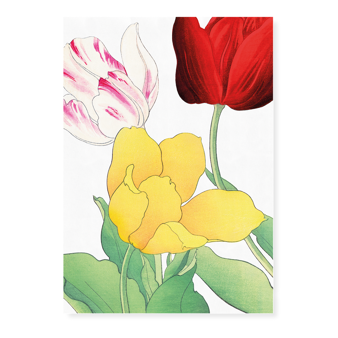 Tulips flowers By Tanigami Kônan Art-Print