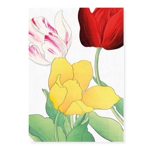 Tulips flowers By Tanigami Kônan Art-Print