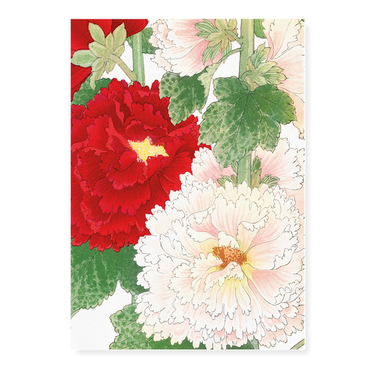 Hollyhock By Tanigami Kônan Art-Print