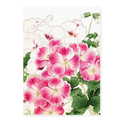 Geranium By Tanigami Kônan Art-Print