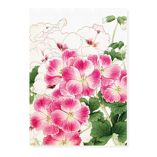 Geranium By Tanigami Kônan Art-Print