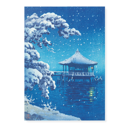 Snow at the Ukimido, Katada By Tsuchiya Koitsu - Art Print