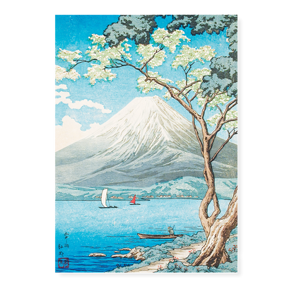 Mount Fuji from Lake Yamanaka by Hiroaki Takahashi - Art Print