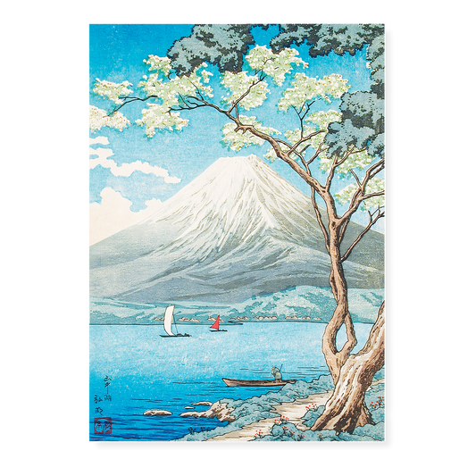 Mount Fuji from Lake Yamanaka by Hiroaki Takahashi - Art Print