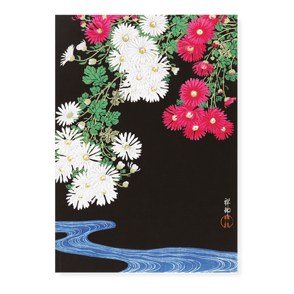 Chrysanthemums By Ohara Koson - Art Print