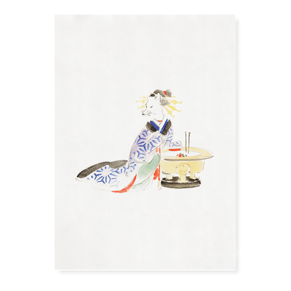 Album of Ichiryusai Hiroshige's Sketches (Fox) by Utagawa Hiroshige	 - Art Print