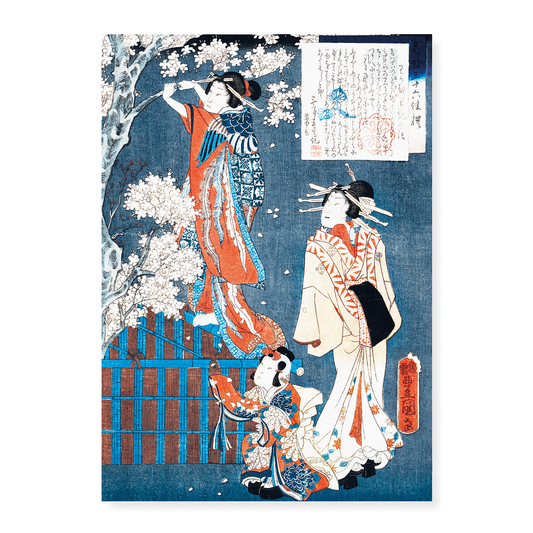 Japanese women by Utagawa Kunisada - Art Print