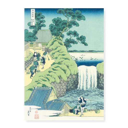 Kirifuri Waterfall on Mount Kurokami in Shimotsuke Province   - Art Print