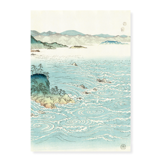 View of the Whirlpools at Awa II - Art Print