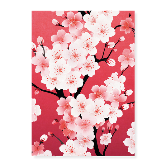 Pink Blossom branch - Art Print