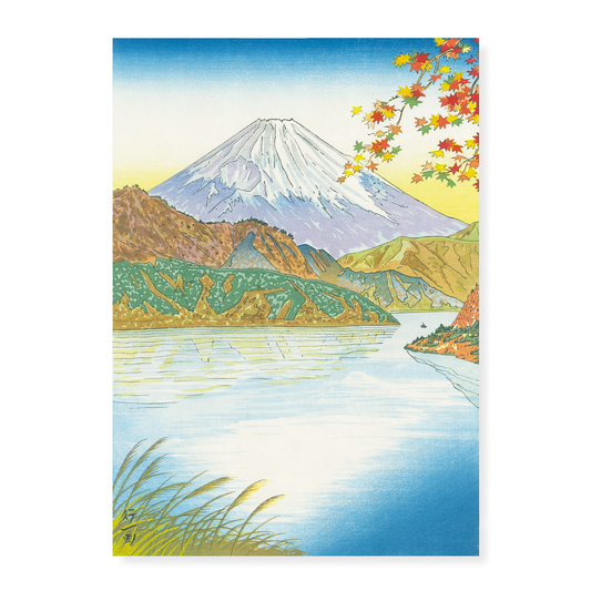 Mt. Fuji from Ashinoko by Okada Koichi - Art Print