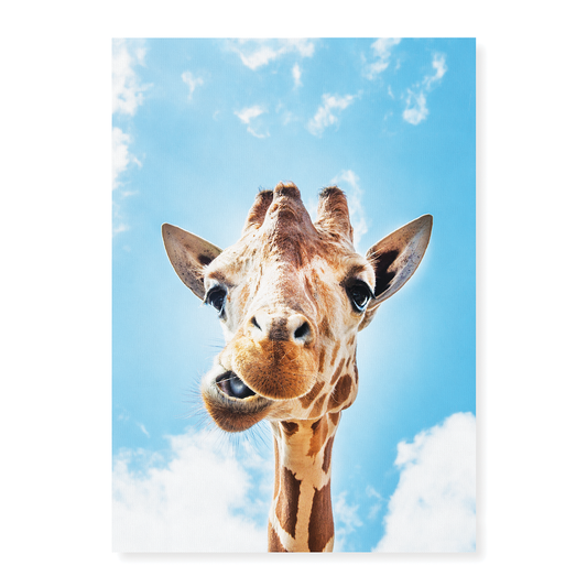 It's a goofy giraf - Art Print